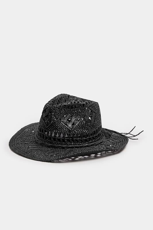 Black Straw Cowboy Hat 3 Black Straw Cowboy Hat