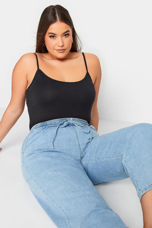 YOURS Curve Black Cami Top