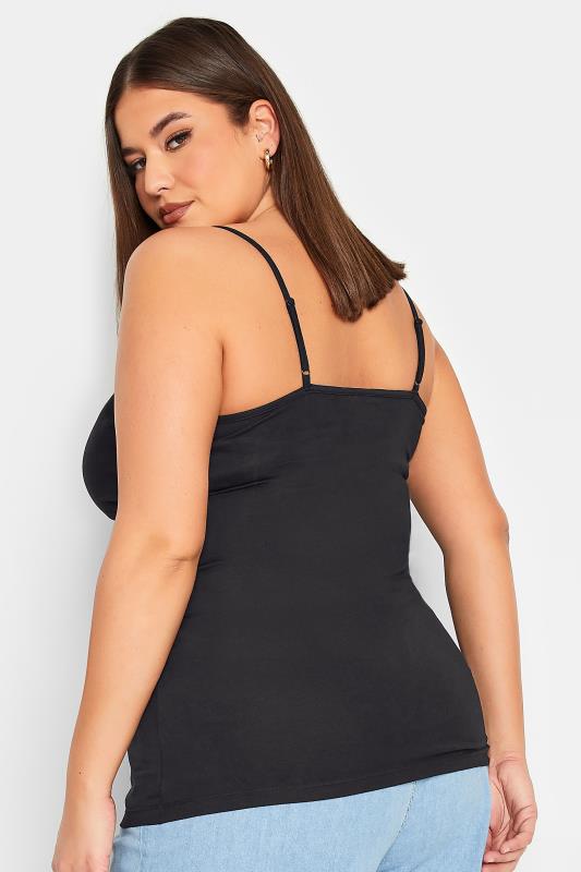 YOURS Curve Black Cami Top 4 YOURS Curve Black Cami Top