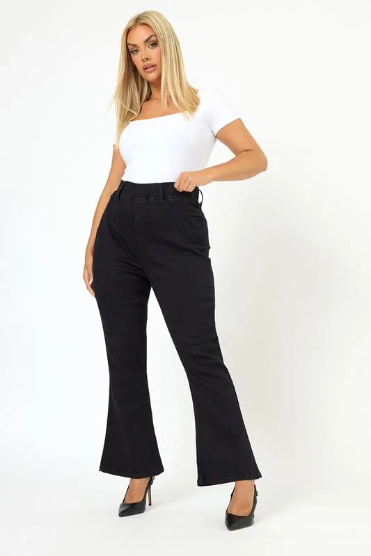 YOURS Curve Black Bootcut Jeggings