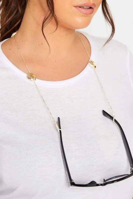 Gold Shell Sunglasses Chain