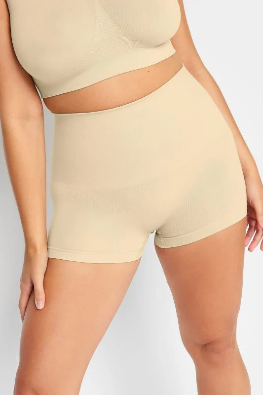 YOURS Nude Seamless Control High Waisted Shorts