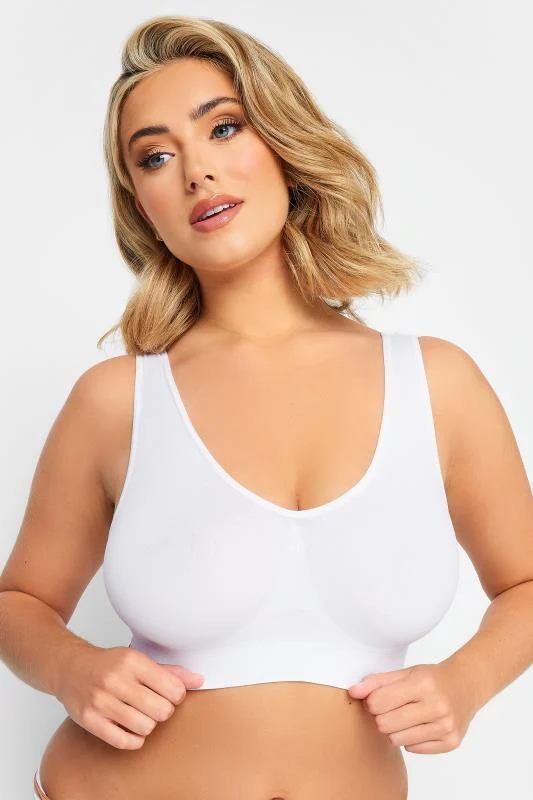 YOURS White Seamless Non-Padded Non-Wired Bralette