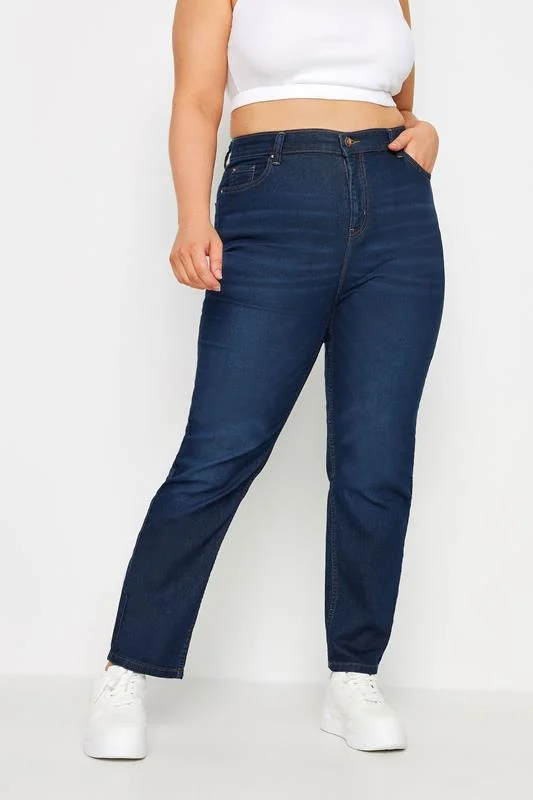 YOURS Curve Indigo Blue Straight Leg RUBY Jeans