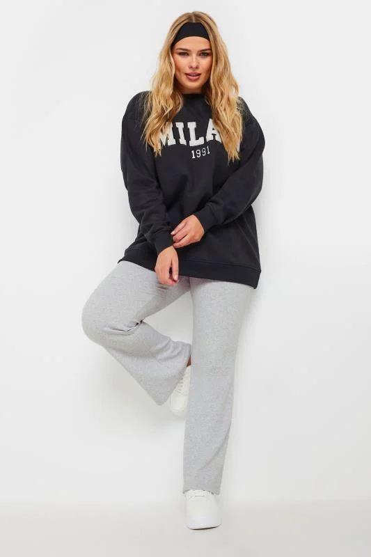 YOURS Curve Grey Flared Yoga Pants